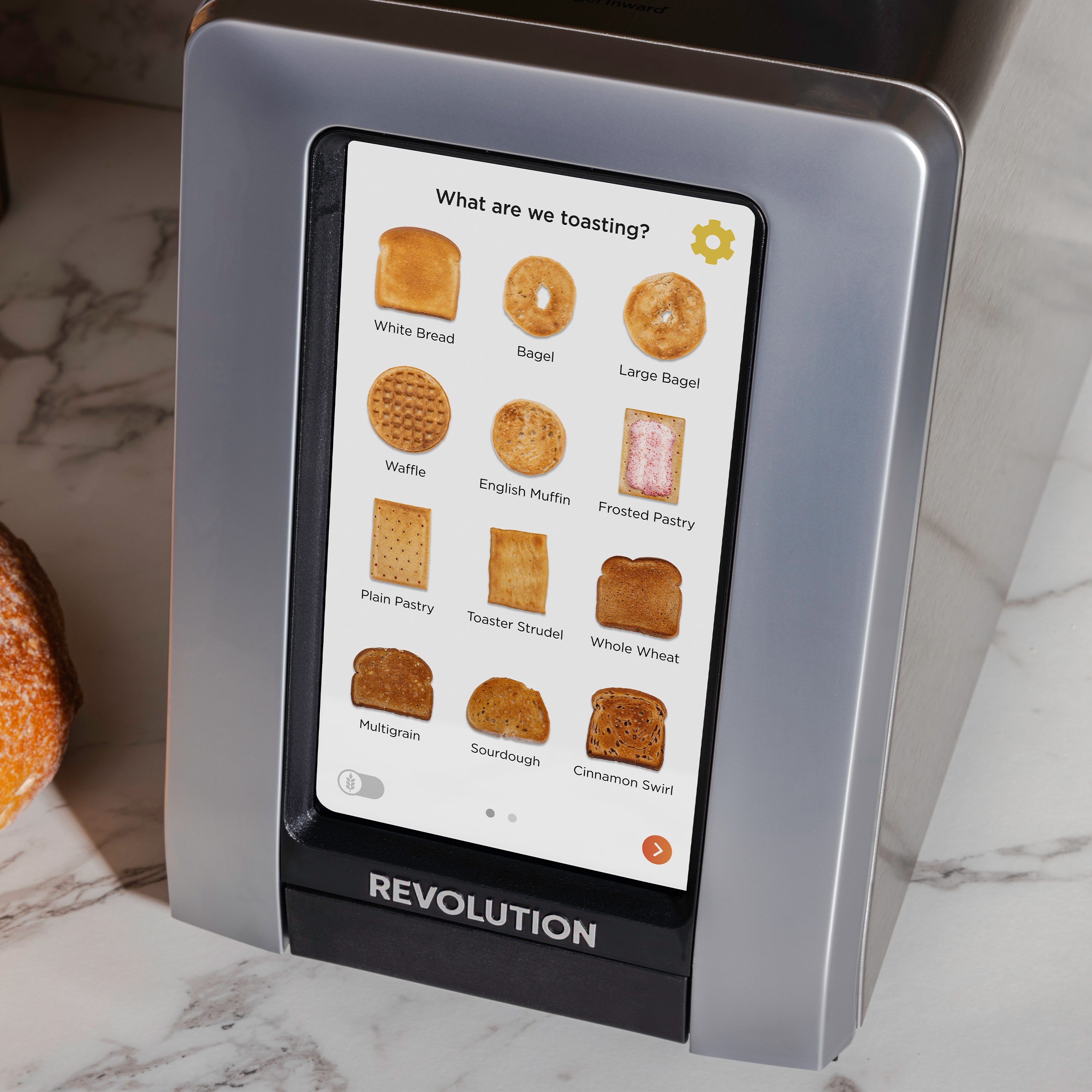 Interactive display allows you to personalize your toast